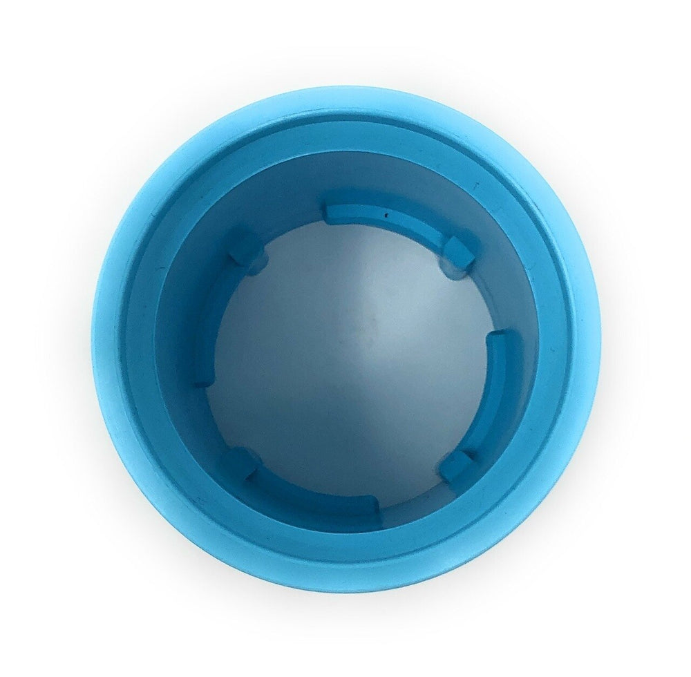 A&A Style 2 Vinyl Collar Thread Lock (Vinyl Blue) - Top View