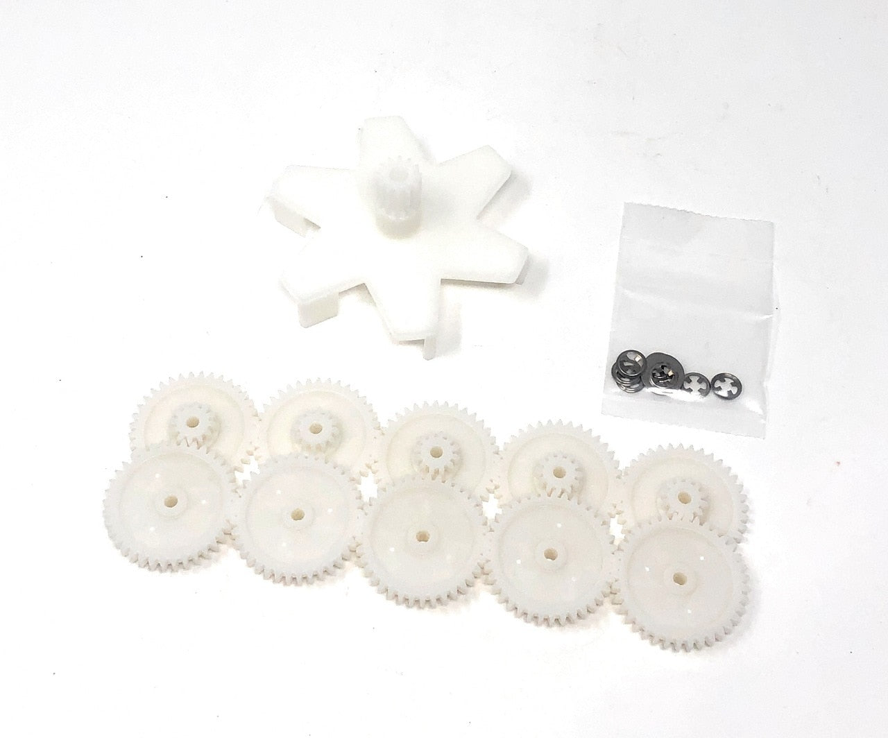 Top View - A&A Top Feed Gear Kit for 5 & 6 Port Water Valves - ePoolSupply