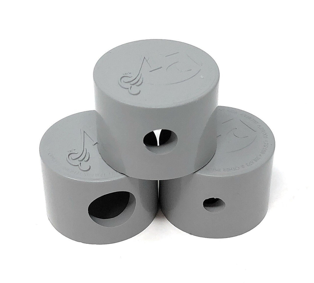 Paramount PV3 Twist Lock Step Nozzle Caps 3 Piece (Lt. Gray) - ePoolSupply