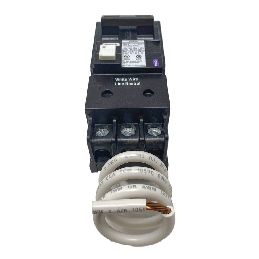 Pentair 2-Pole GFCI Circuit Breaker - White wire