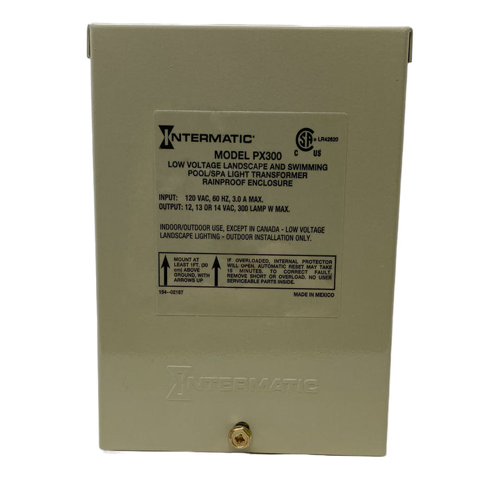 Intermatic 300 W Pool & Spa Safety Transformer - front of unit