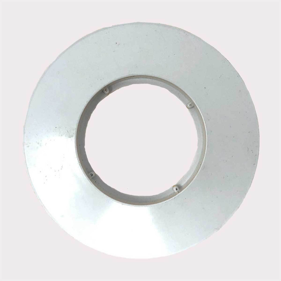 A&A Style 2 Vinyl Collar Top Plate (Vinyl White) - Top View