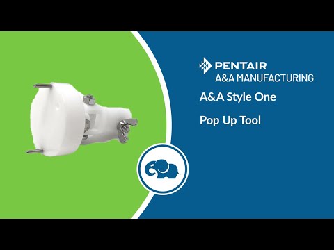 Style 1 Low Flow Pop-Up Head (Black) - Pentair In-Floor(A&A) | 236254