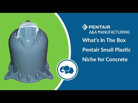 Pentair Small Plastic Niche for Concrete Installation || 79206600