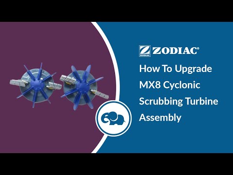 Zodiac MX8/MX6 Elite Cyclonic Scrubbing Turbine Assembly, 2/PK | R0714300