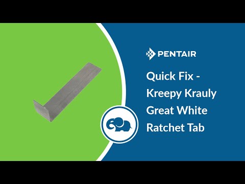 Pentair Kreepy Krauly Great White / Dorado Ratchet Tab (Stainless Steel) | GW9523