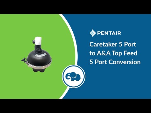 Top Feed Complete 1.5" 5 Port Valve w/o QuikStop - Pentair In-Floor(A&A) | 225571