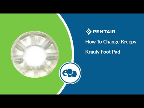 Pentair Kreepy Krauly 13' Model and E-Z Vac Foot Pad | K12059